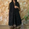 100% Handmade, Rabari Women Embroidered, Bandhani Shawl
