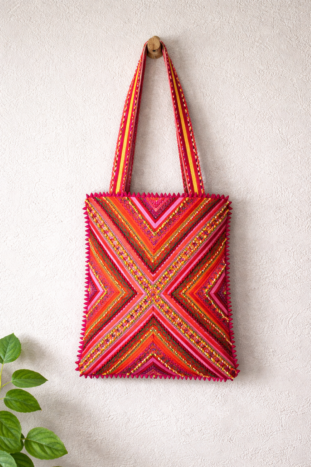 Hari Jari art pabi tote bag