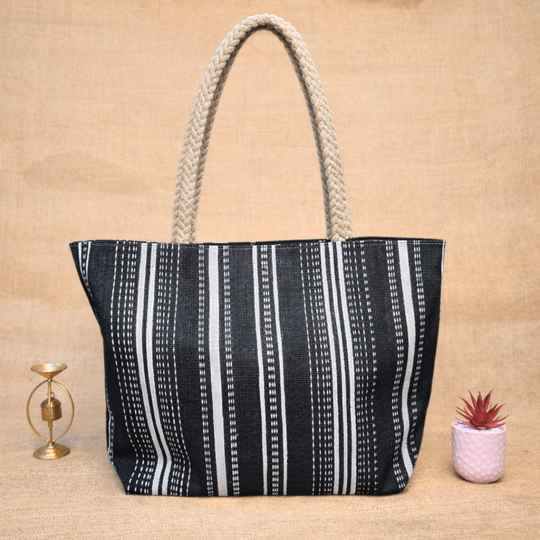 Upcycled plastic weaving bag
