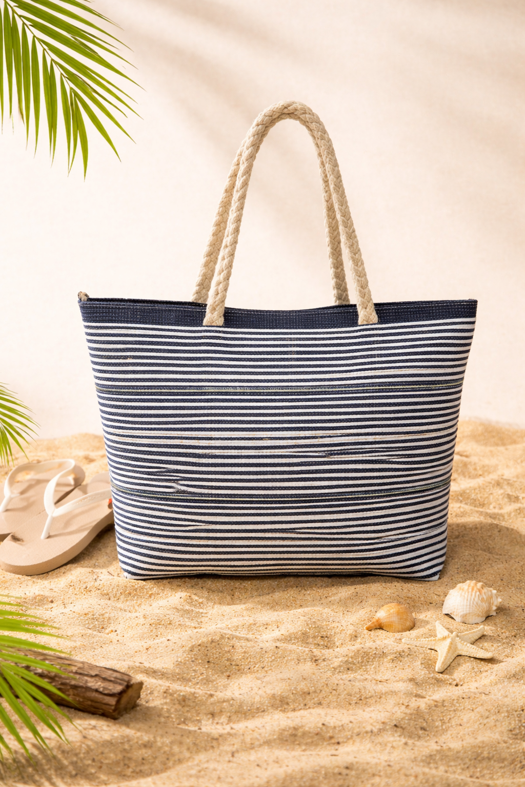 Upcycled plastic weaving bag