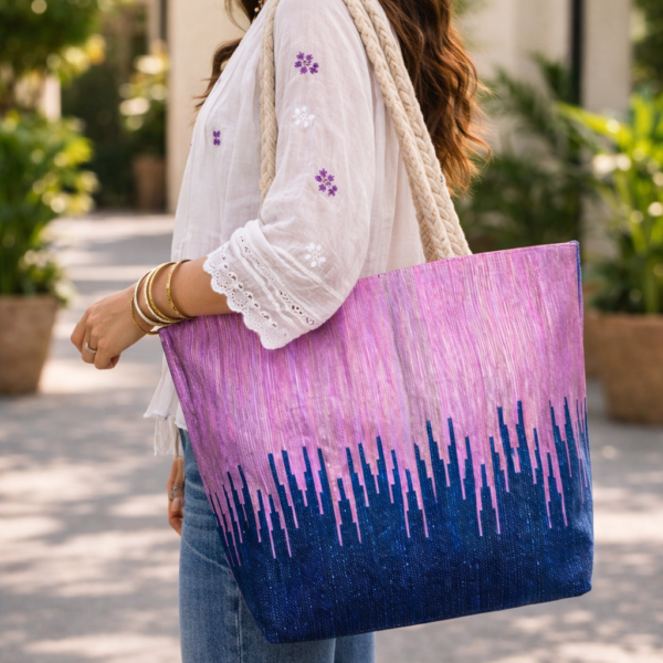 Plastic recycle bags, shoulder bags